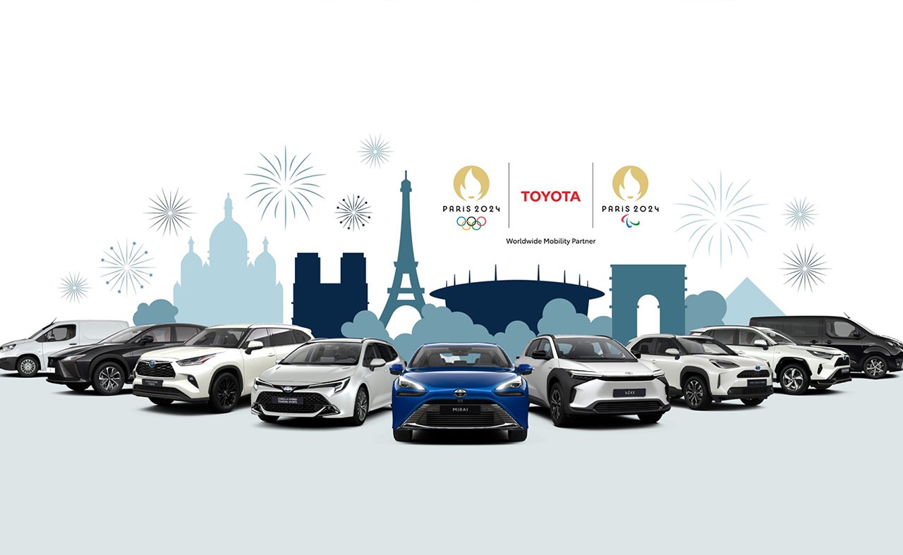 Vozový park Toyota pre Paríž 2024